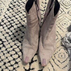 Donald J. Pliner Lavender Ankle Boots